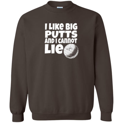 Golf Lover T-shirt I Like Big Putts And I Cannot Lie Dark Chocolate