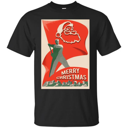 Santa Claus Merry Christmas Black