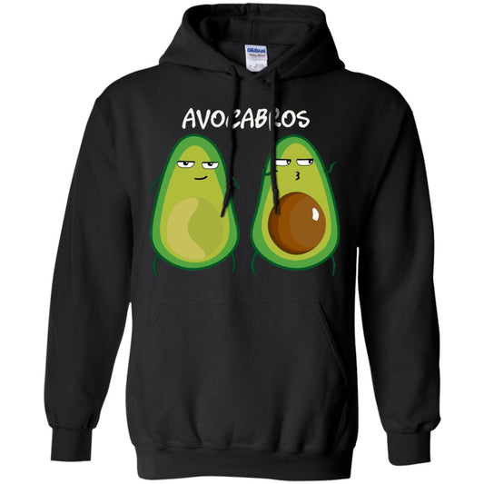 Funny Avocado T-shirt For Bros And Vegans Black