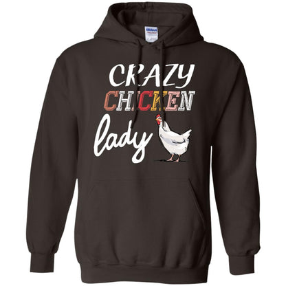 Crazy Chicken Lady Chicken Shirt For Girls Womens Dark Chocolate