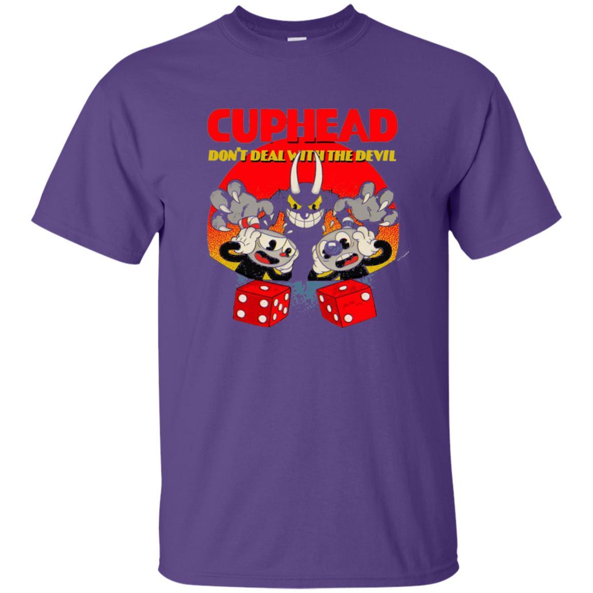 Gamer T-shirt Don't Deal With The Devil Purple