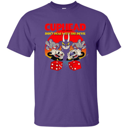 Gamer T-shirt Don't Deal With The Devil Purple