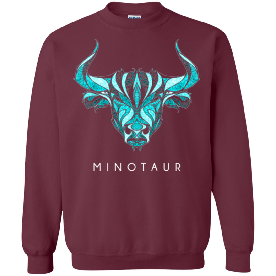 Greek Mythology Lover T-shirt Minotaur T-shirt Maroon