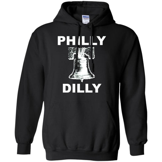 Football T-shirt Philly Dilly With Liberty Bell And Crack Philadelphia Black