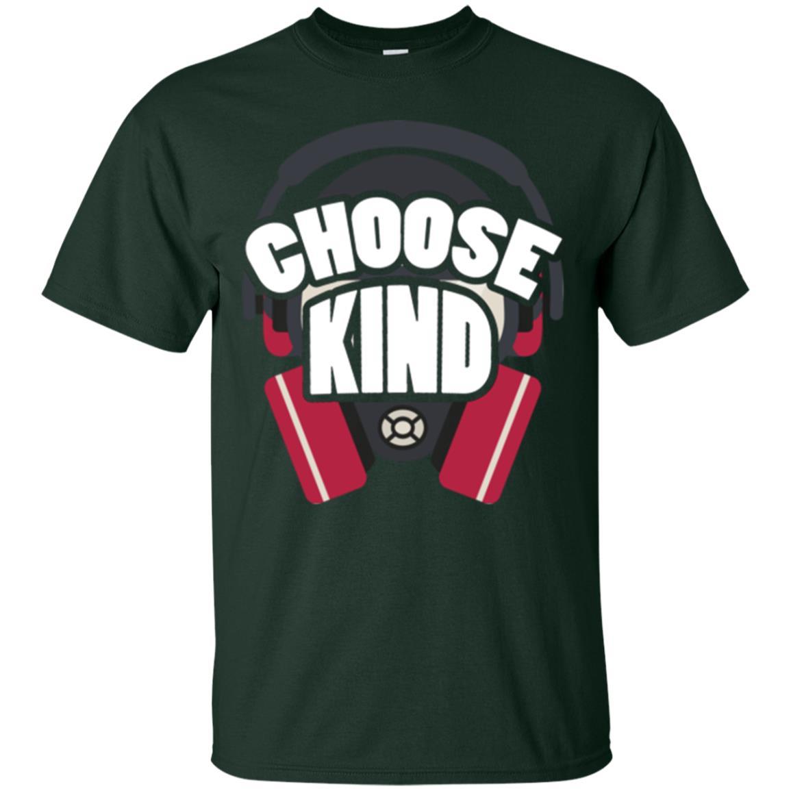 Anti Bullying T-shirt Choose Kind Forest Green
