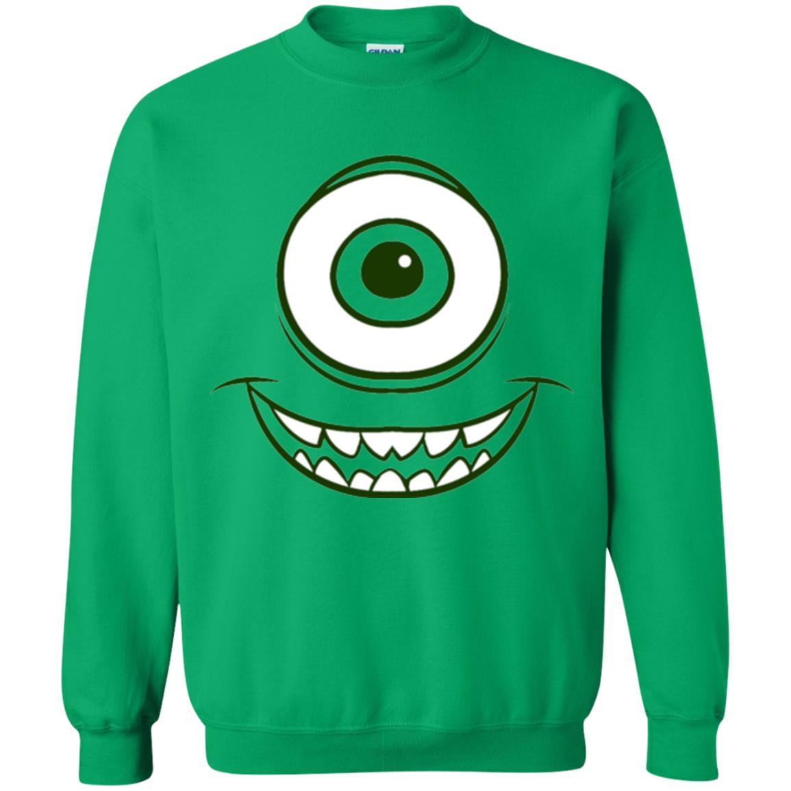Cartoon T-shirt Mike Wazowski Eye Graphic Irish Green