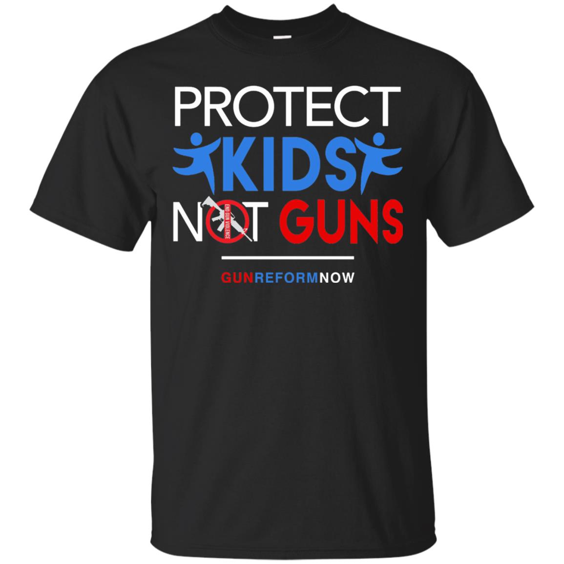 Protect Our Kids Not Guns March For Action T-shirt Black