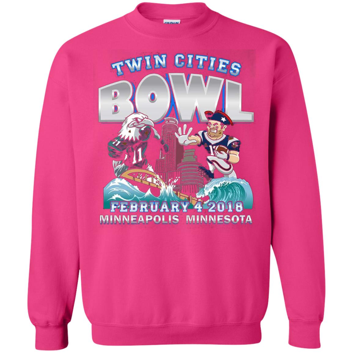 Football Lover T-shirt Twin Cities Bowl Heliconia