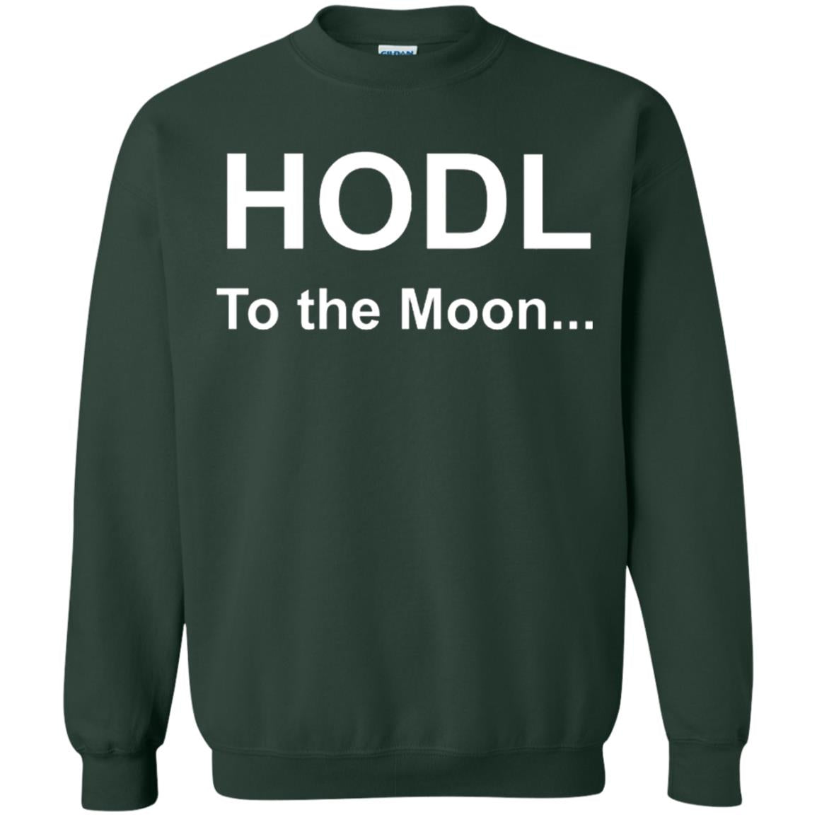Bitcoin Cryptocurrency T-shirt Forest Green