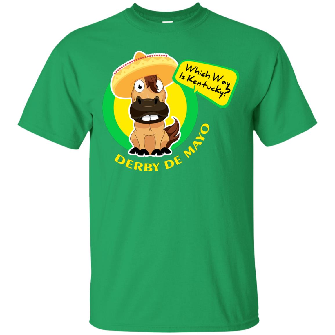 Which Way Is Kentucky Derby De Mayo Horse Race Shirt Irish Green