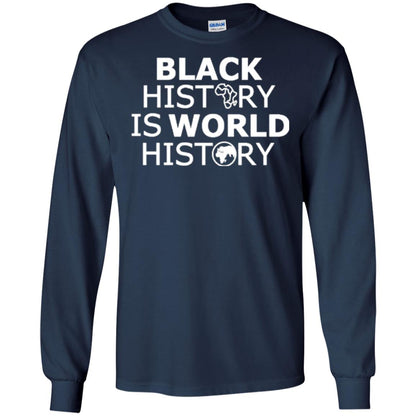 Black History Is World History T-shirt Navy
