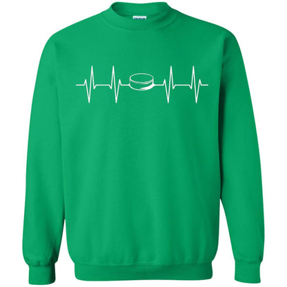 Heartbeat Puck Hockey T-Shirt Irish Green