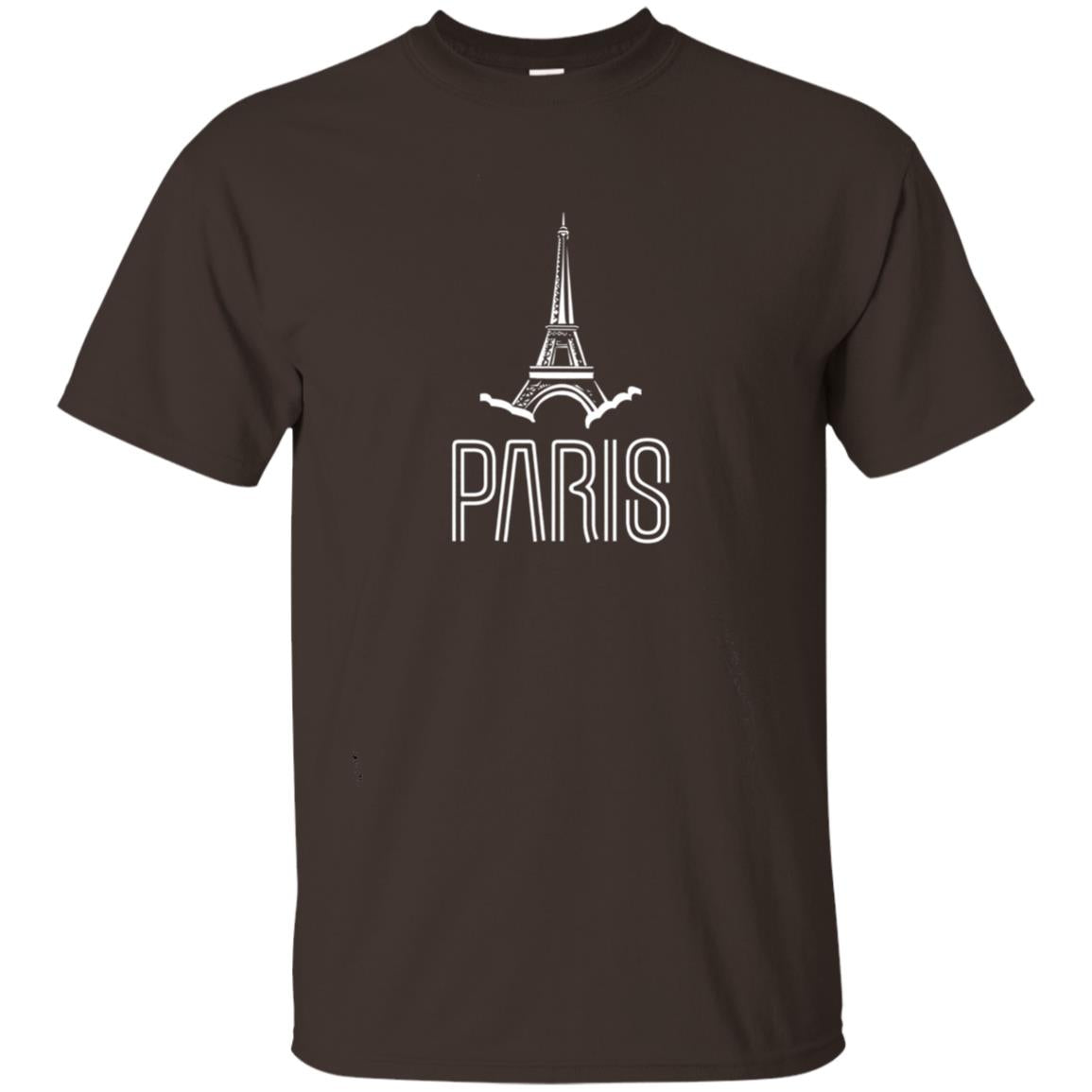 Paris Best Eiffel Tower T-shirt Dark Chocolate