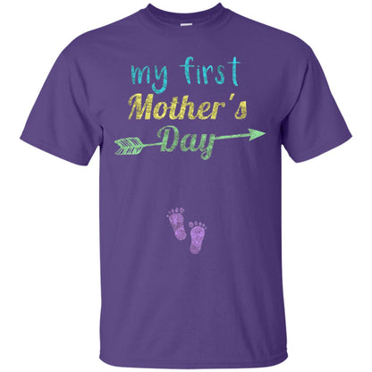 My First Mother's Day Mommy T-shirt Purple