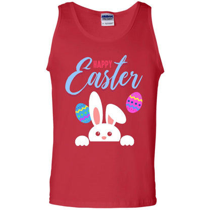 Emoji Bunny Egg Happy Easter Shirt Red