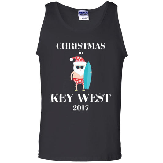 Family Vacation T-shirt Christmas In Key West 2017 Black
