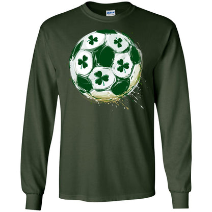 Shamrocks Ball Saint_s Patrick_s Day Gift Shit For Boys Forest Green