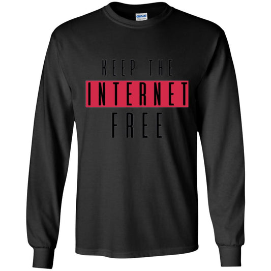 Keep The Internet Free T-shirt Black