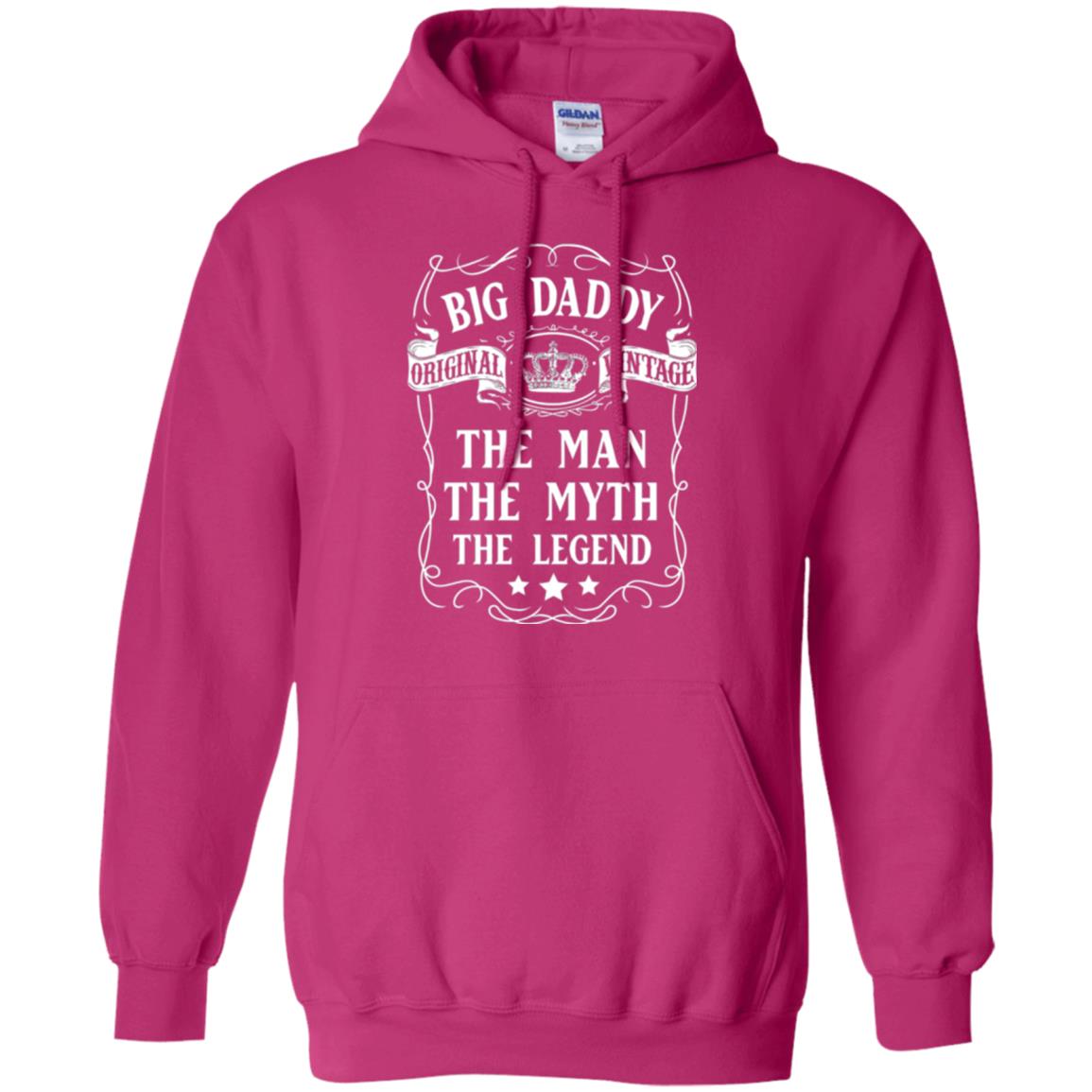Big Daddy Original Vintage The Man Myth Legend Grandfather T-shirt Heliconia