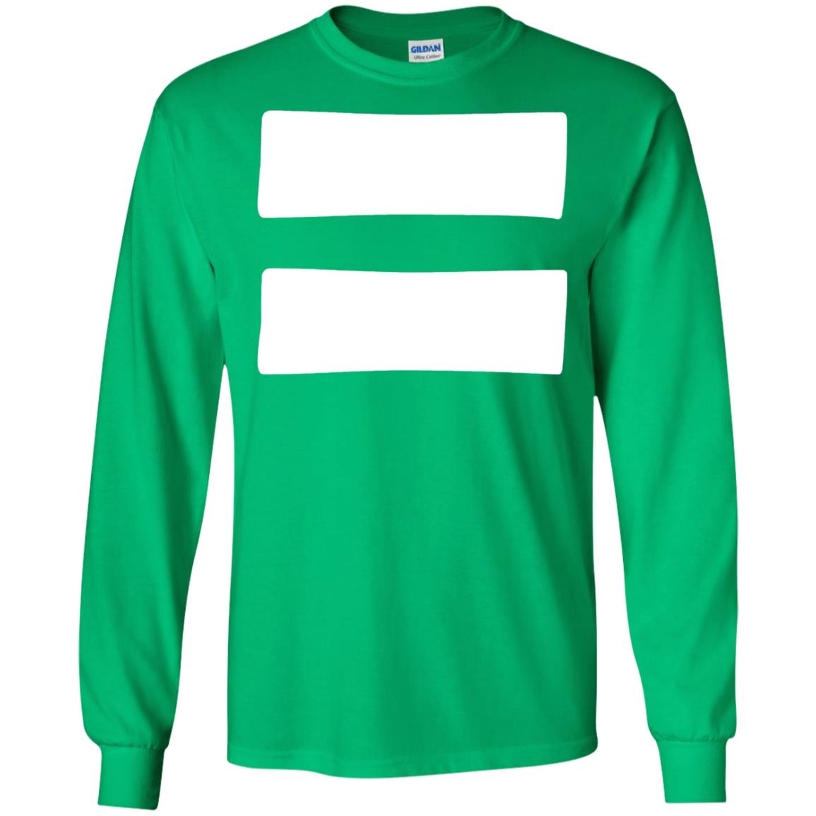 Equals Sign T-shirt Equality Symbol Feminism Irish Green