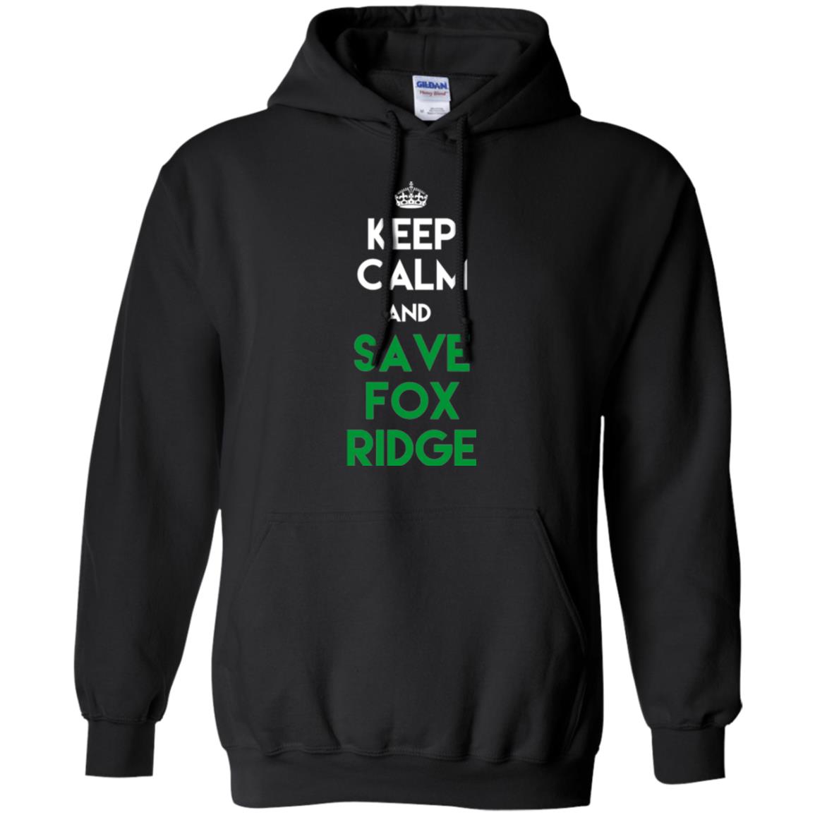 Elementary T-shirt Keep Calm And Save Fox Ridge T-shirt Black