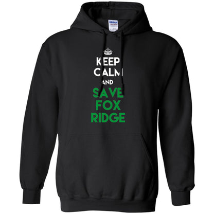 Elementary T-shirt Keep Calm And Save Fox Ridge T-shirt Black