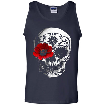 Day Of The Dead Sugar Skull Cinco De Mayo Shirt Navy