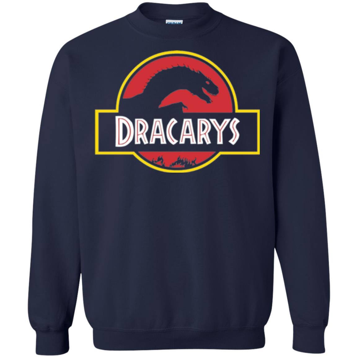 Dinosaur T-shirt Dracarys Dragon Parody Navy