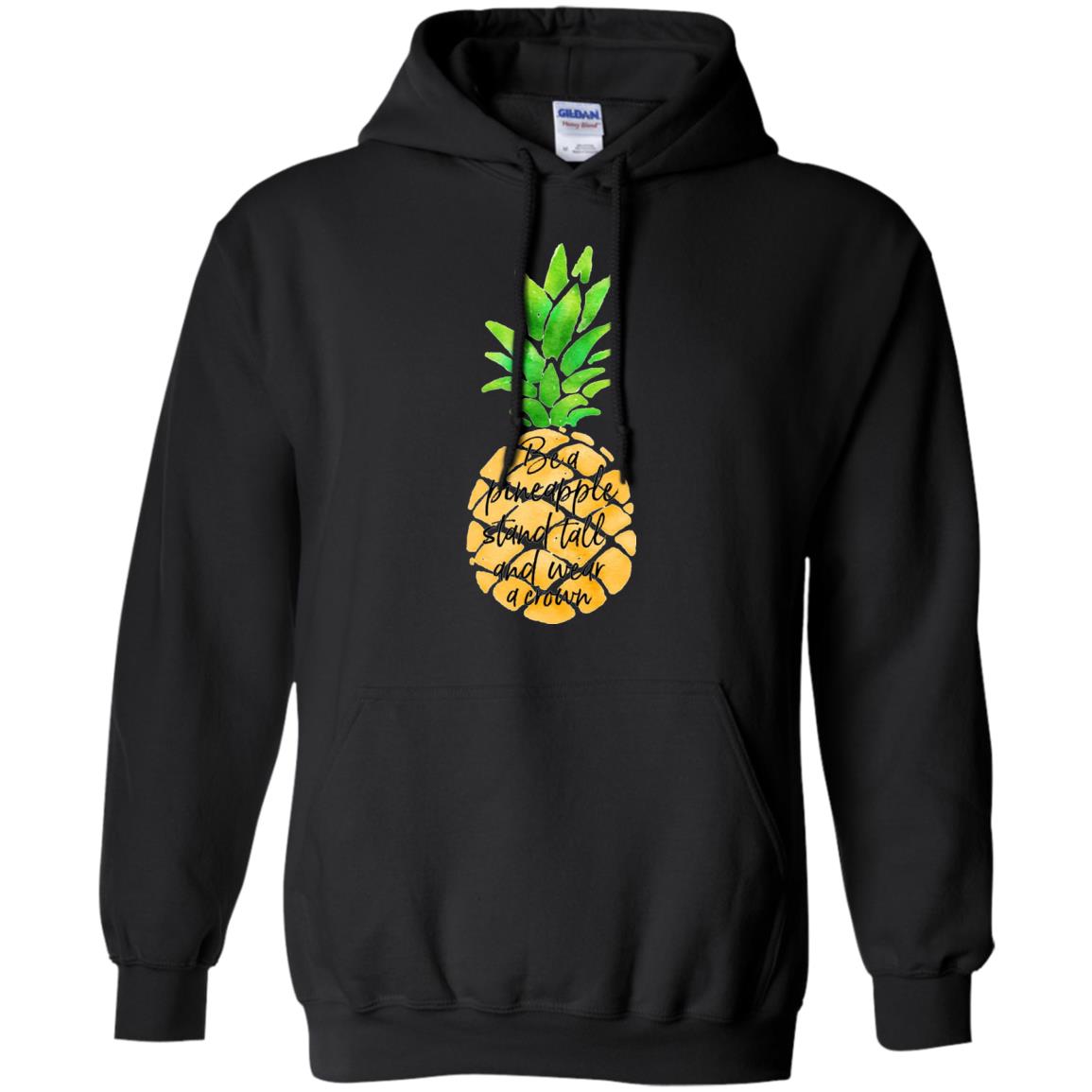 Funny Pineapple T-shirt Black