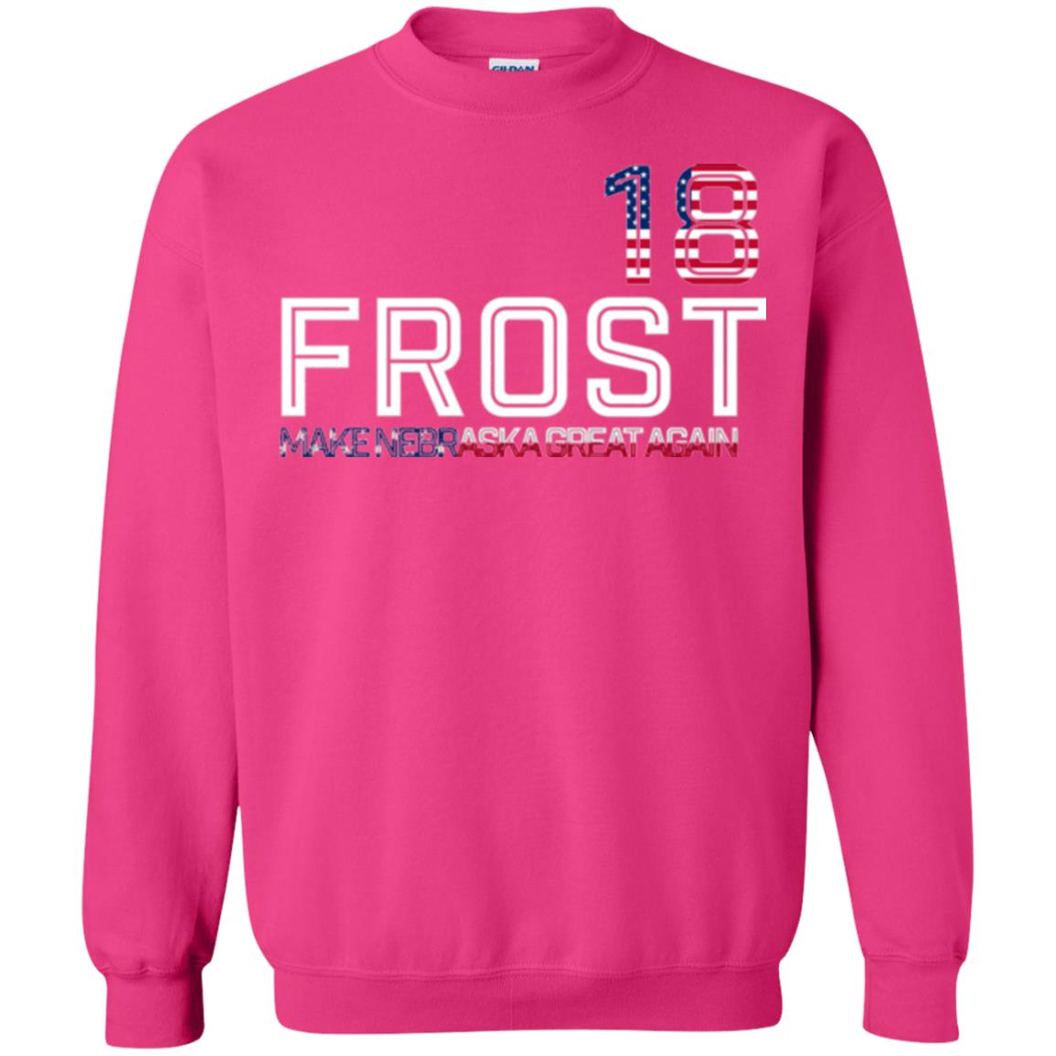 Frost 2018 T-shirt Make Nebraska Great Again Heliconia