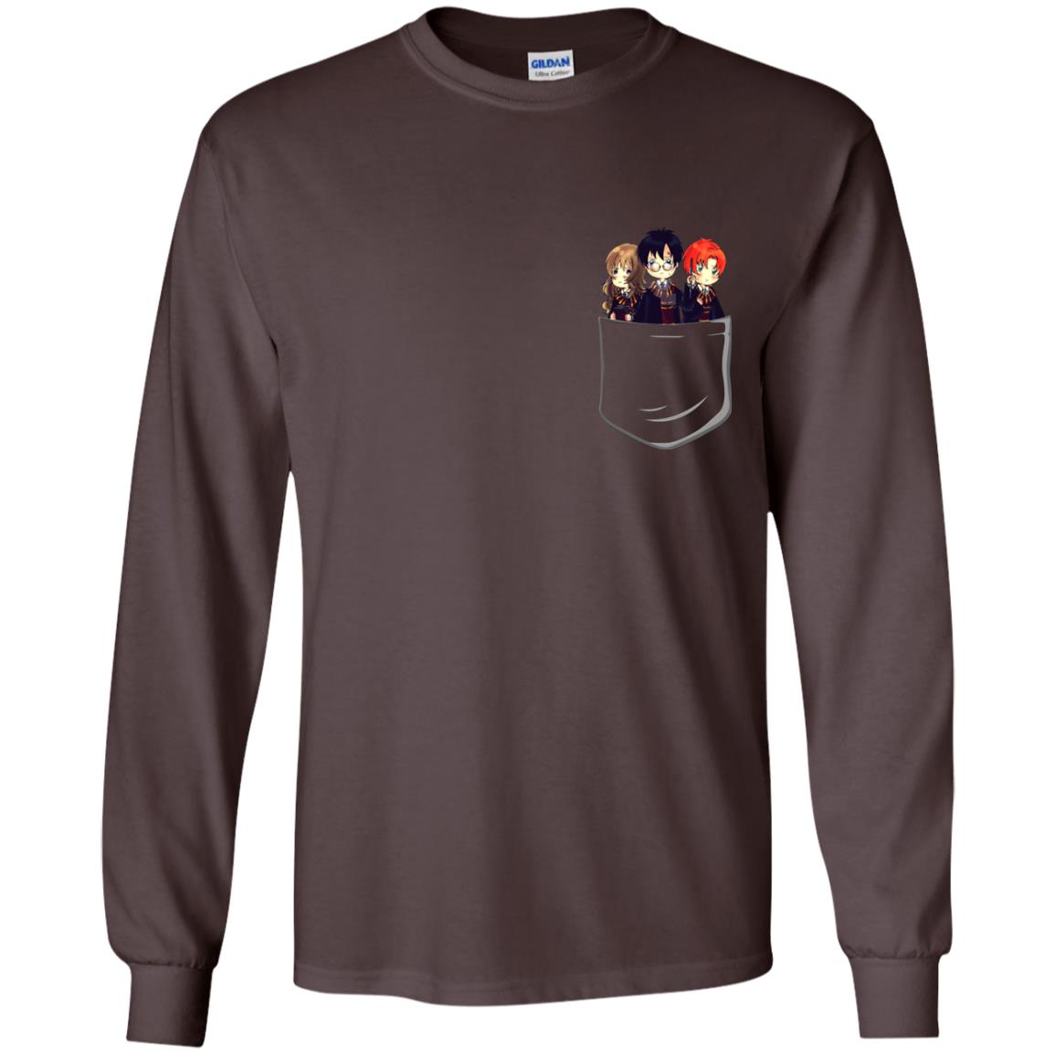 Harry Potter Pocket Movie Lover T-shirt Dark Chocolate