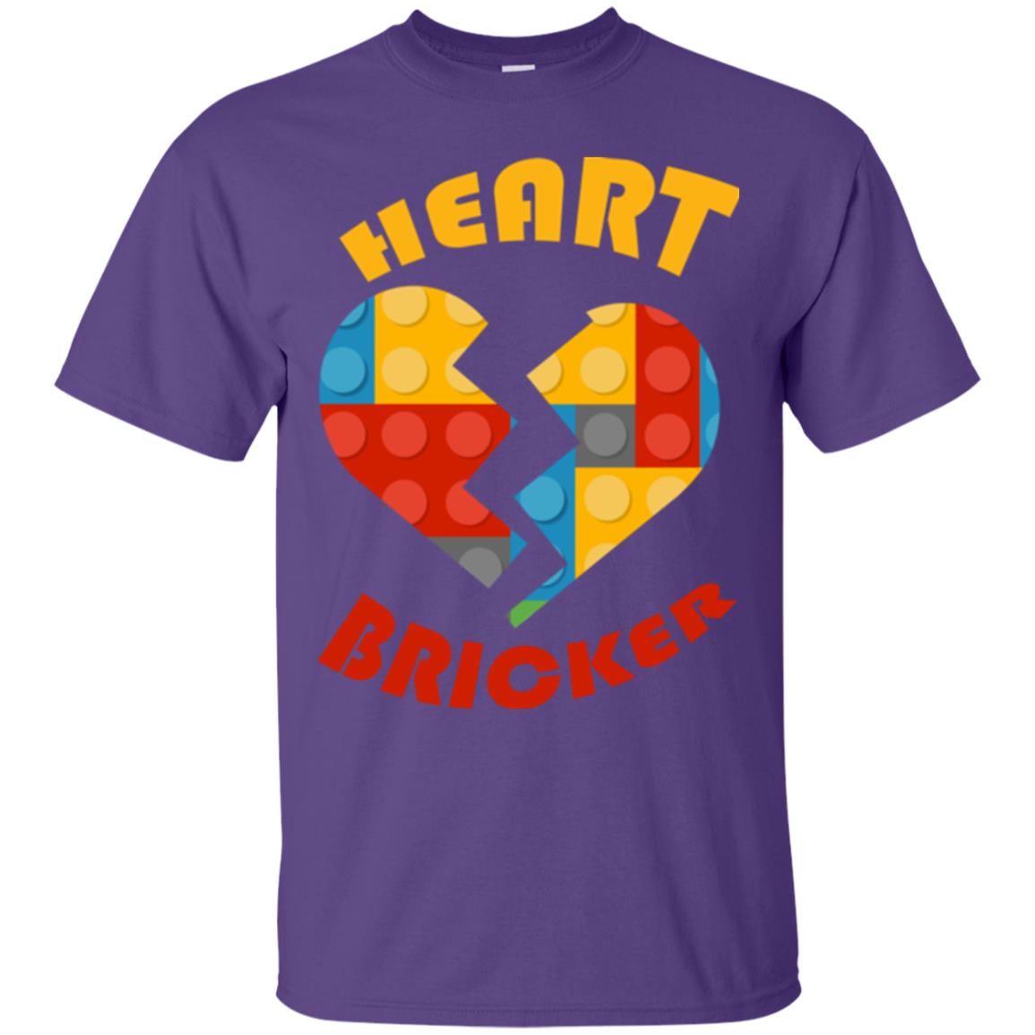 Heart Bricker Shirt Purple