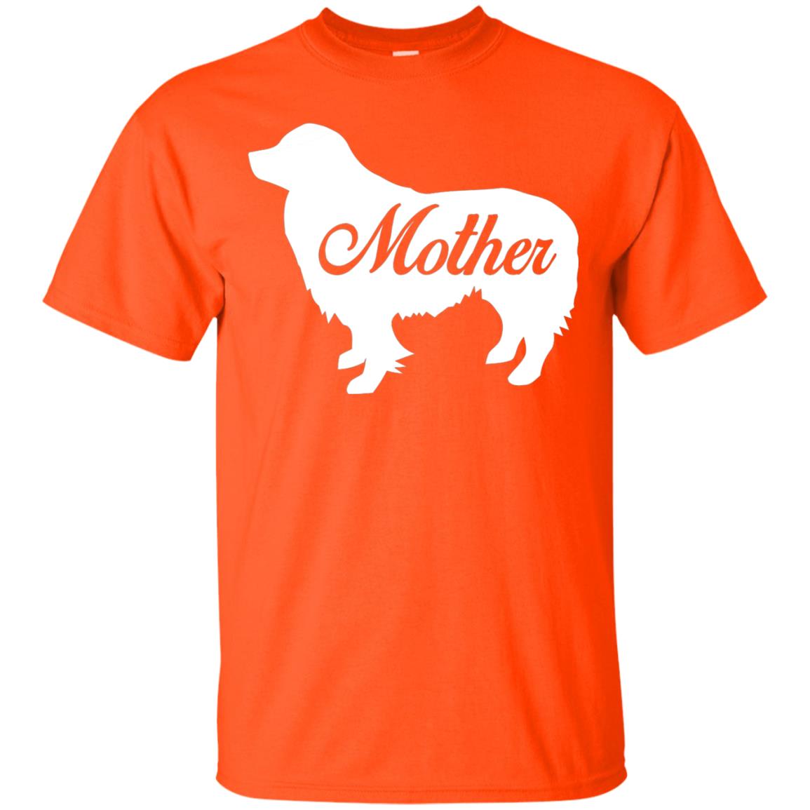 Border Collie Dog Mom T-shirt Orange