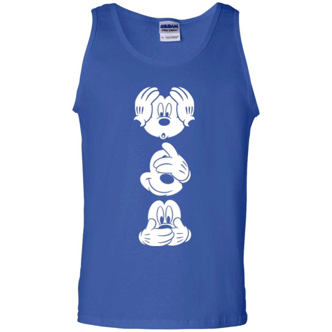 Cartoon T-shirt Disney Mickey Mouses Graphic Royal