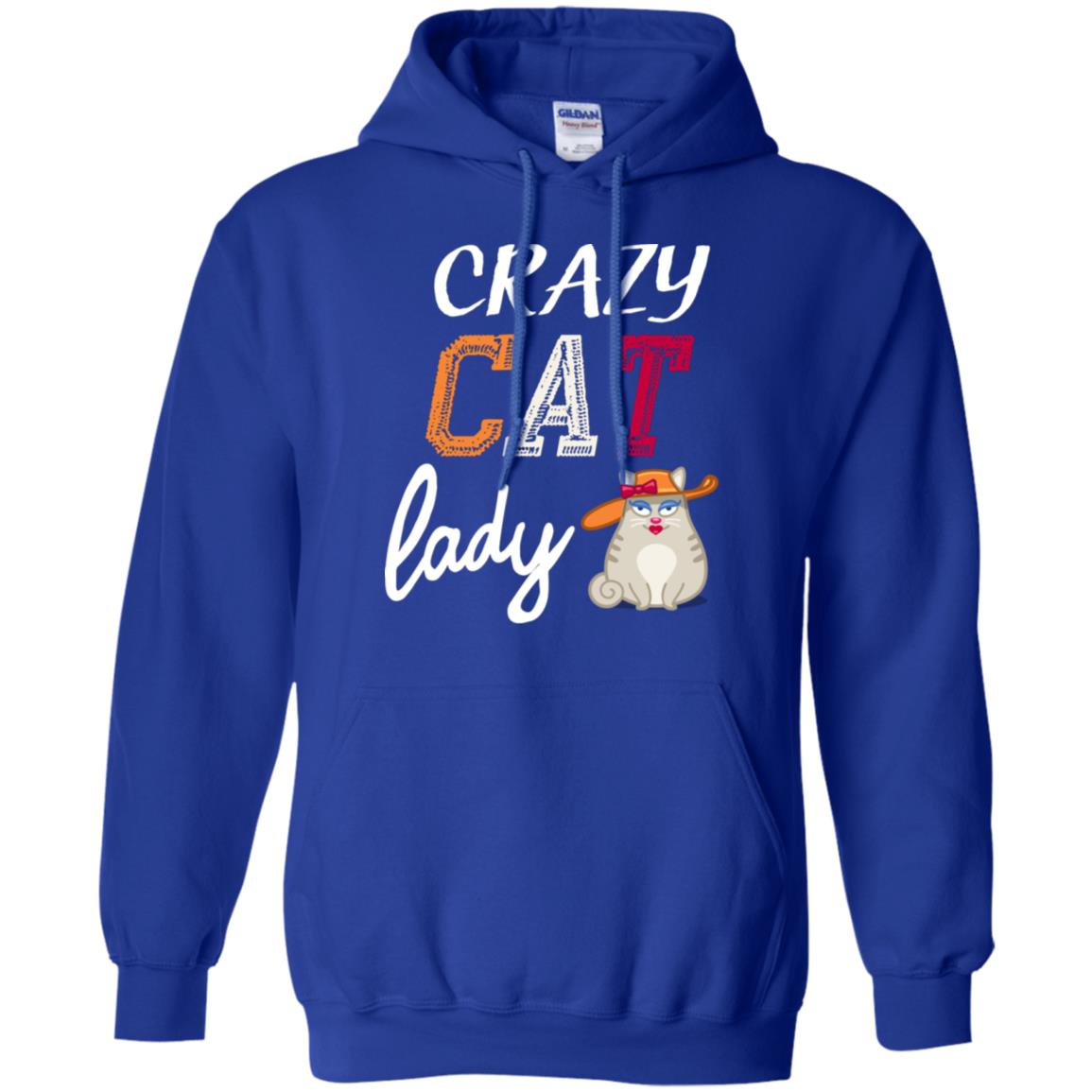 Crazy Cat Lady Chicken Shirt For Girls Womens Royal