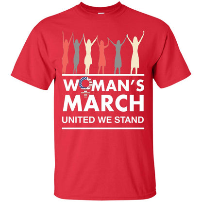 Women_s Right T-shirt Women_s March United We Stand Red