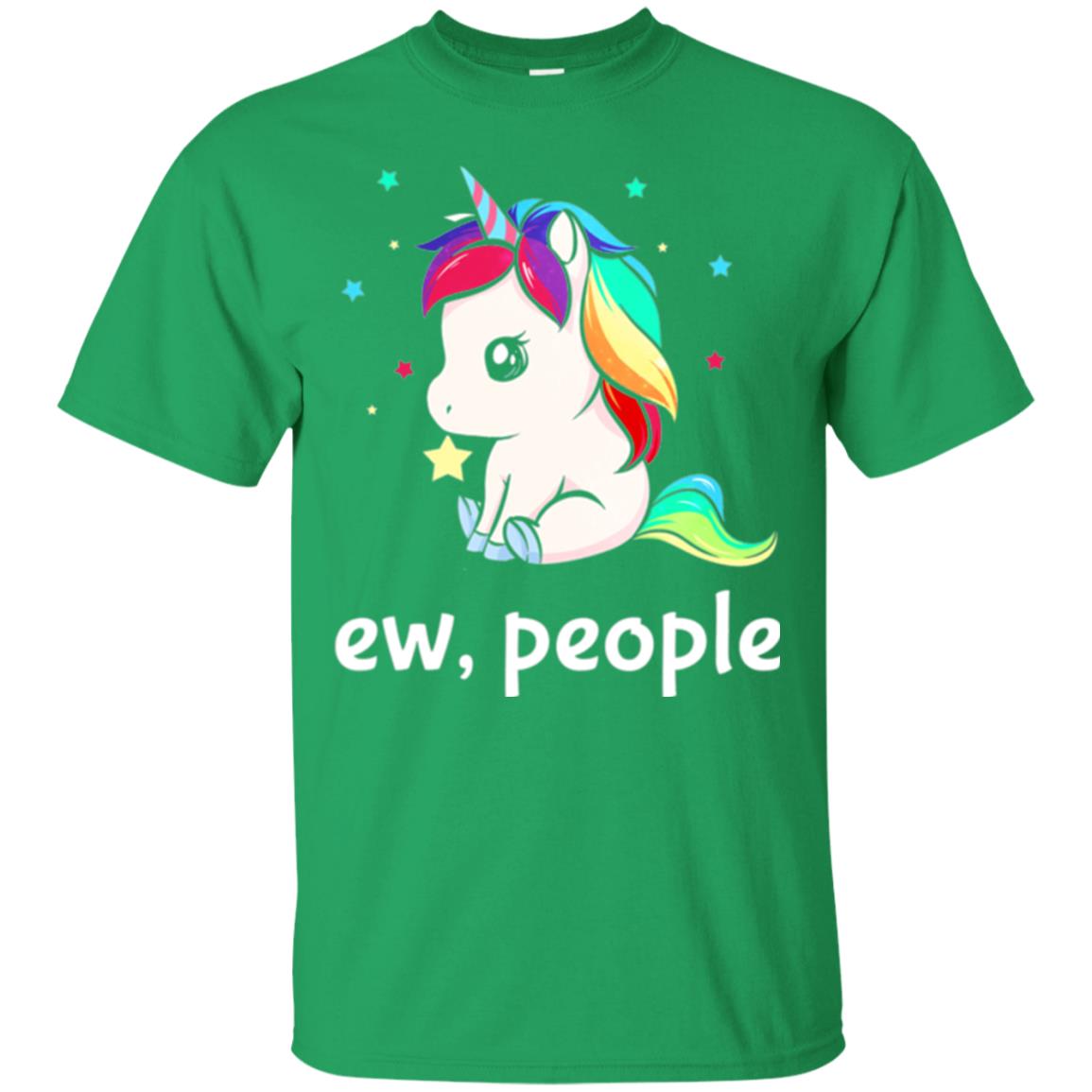 Unicorn Lover T-shirt Ew People T-shirt Irish Green