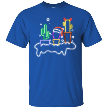 Cactus Merry X-mas Gift Shirt Royal