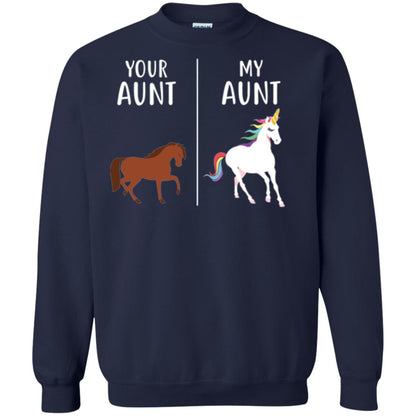 Unicorn T-shirt Your Aunt My Aunt Navy