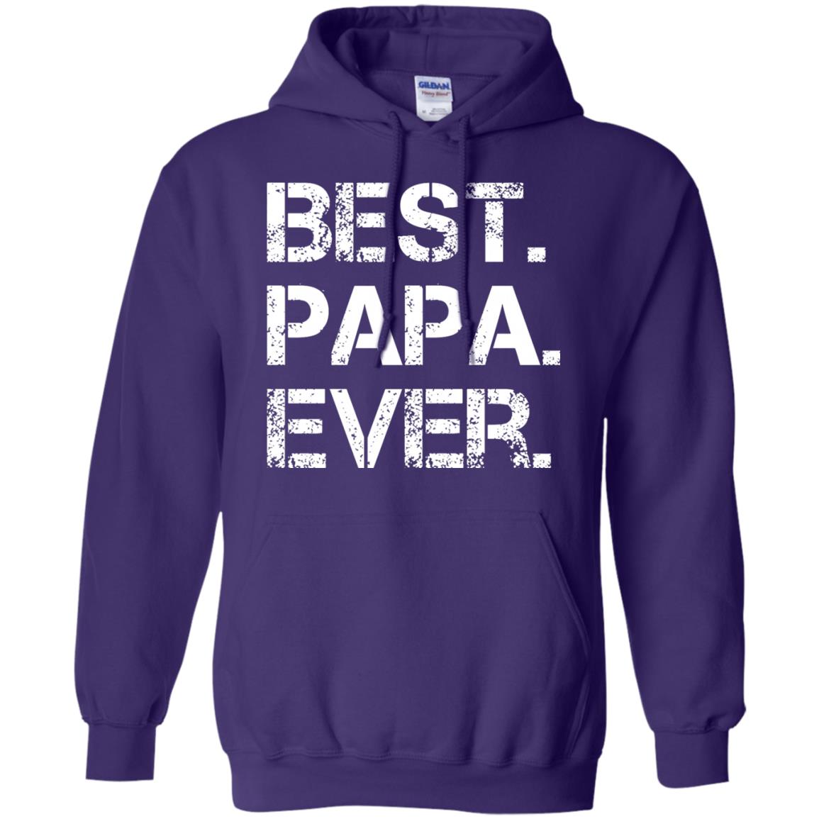 Best. Papa. Ever. Cute Father_s Day Gift T-shirt Purple