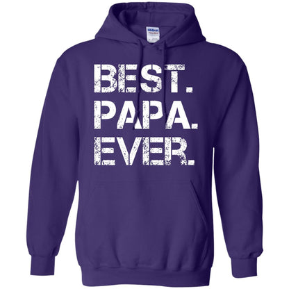 Best. Papa. Ever. Cute Father_s Day Gift T-shirt Purple