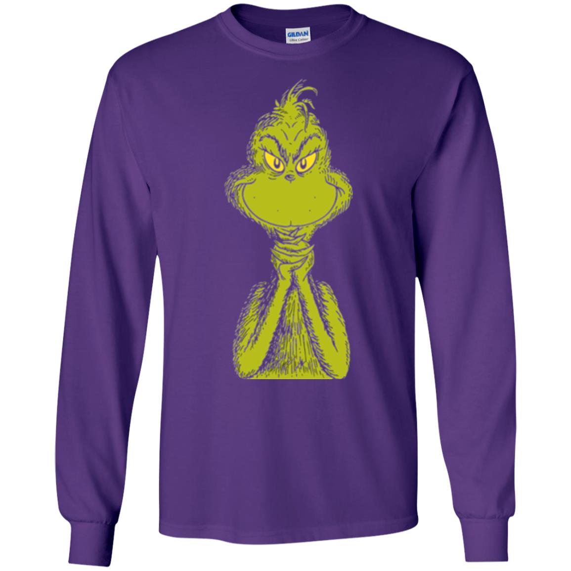 Dr. Seuss Classic Sly Grinch T-shirt Purple