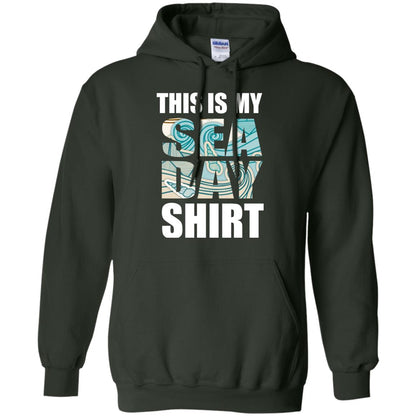 Summer Vacation T-shirt This Is My Sea Day Forest Green