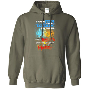 I Am A Jedi Like My Daddy Before Me Unless Hogwarts Send Me My Letter Like My Mommy Funny Hary Potter Fan T-shirtG185 Gildan Pullover Hoodie 8 oz.