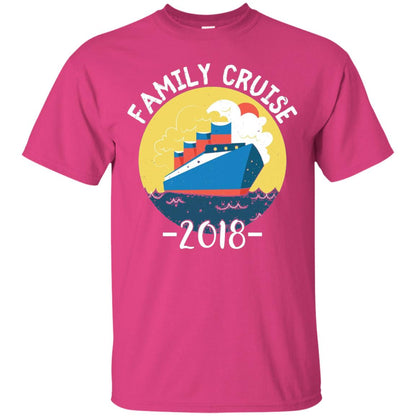 Summer Holiday T-shirt Family Cruise 2018 Heliconia