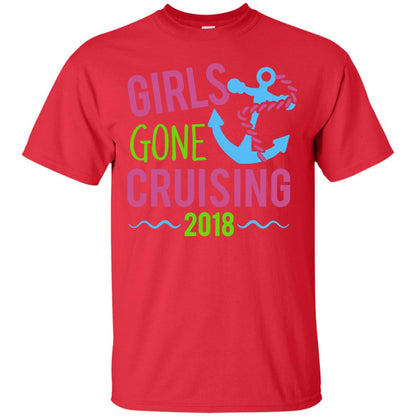 Girls Gone Cruising Girls Trip Cruise T-shirt Red