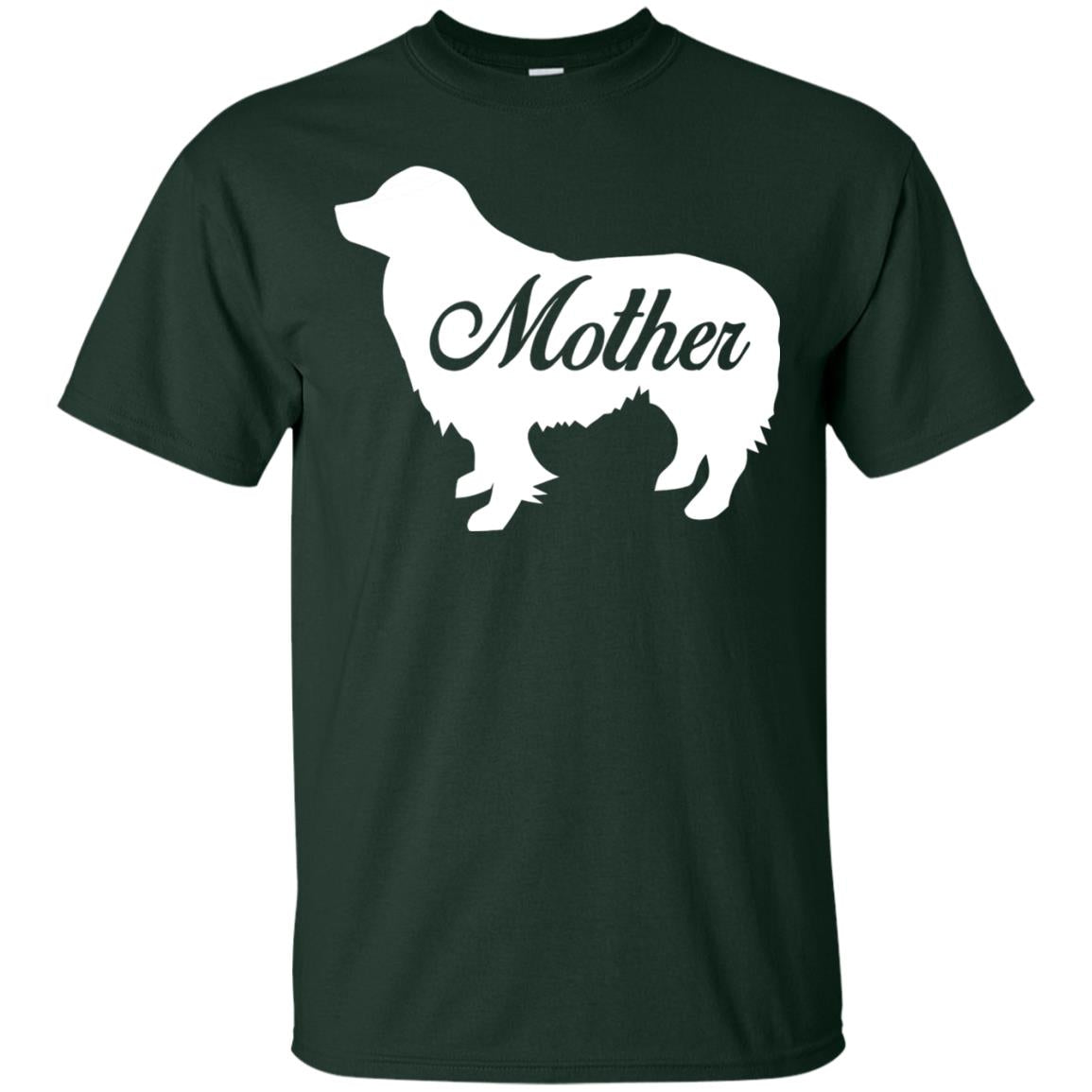 Border Collie Dog Mom T-shirt Forest