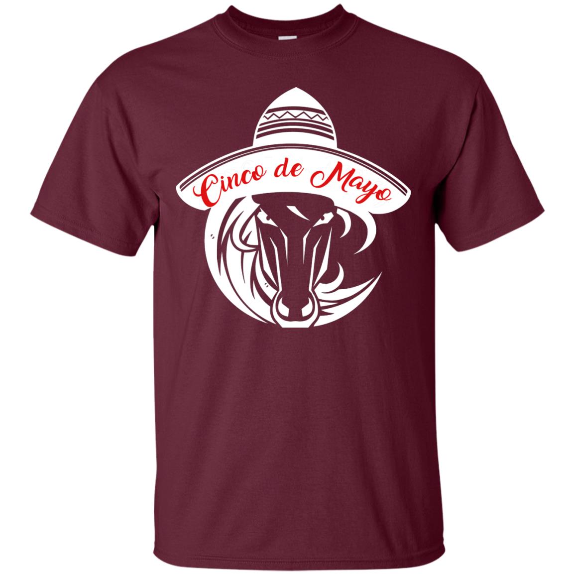 Cinco De Mayo Horse Racing Derby Day 2018 Shirt Maroon