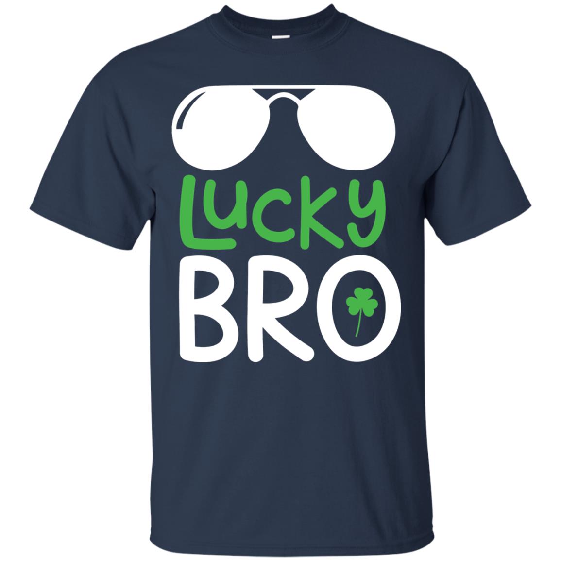 Lucky Bro St. Patrick_s Day T-shirt Navy