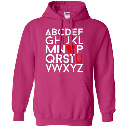 Happy Valentine_s Day Shirt, Alphabel I Love You Heliconia